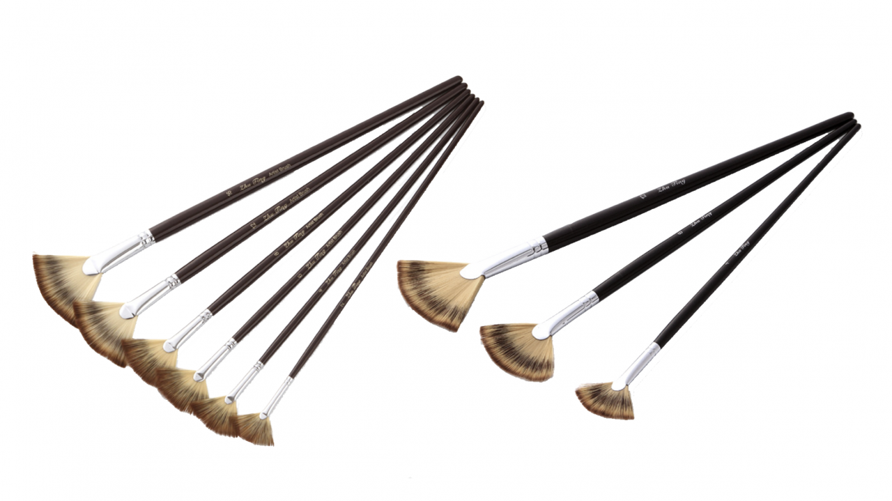 Fan Brush Set (Set of 9)