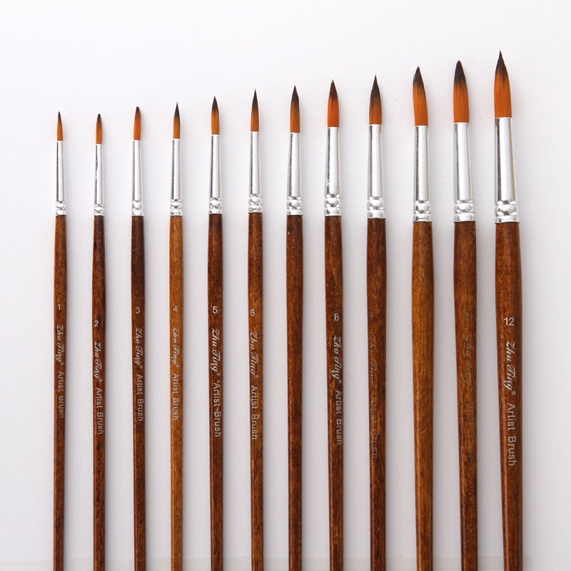 Round Brush Set 12pcs