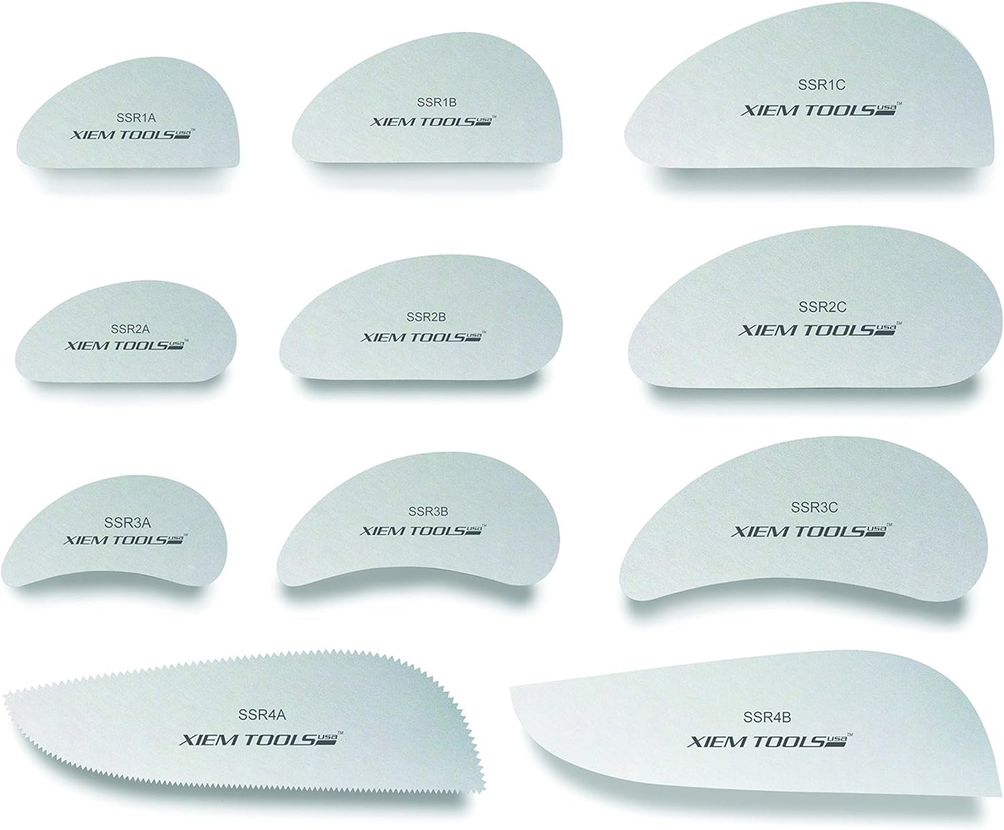 XIEM TOOLS Stainless Steel Rib Set (Various Sizes)