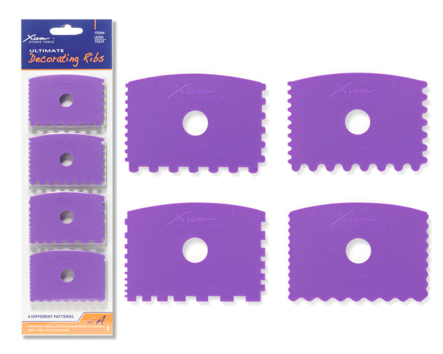 Xiem Tools - Ultimate Decorating Rib Set (4pc) (X10224)