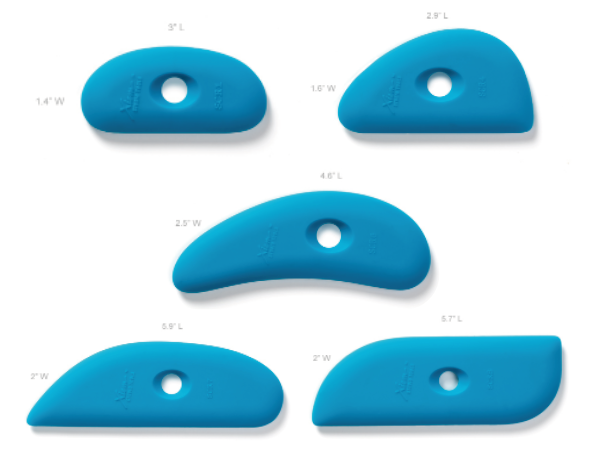 XIEM TOOLS Firm Silicon Rib Set (5pc)